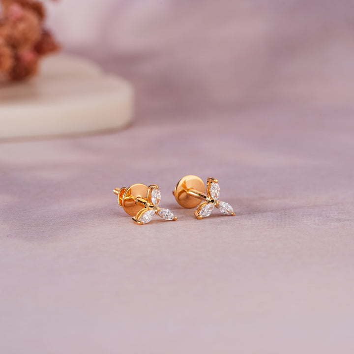 Petal Trio Stud Earrings