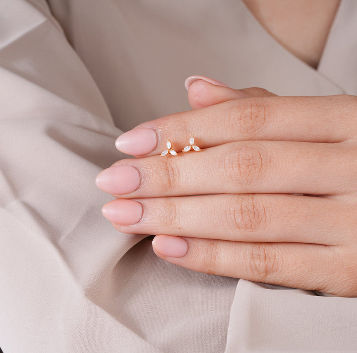 Petal Trio Stud Earrings
