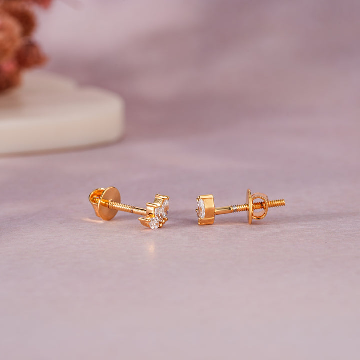 Crown Stud Earrings