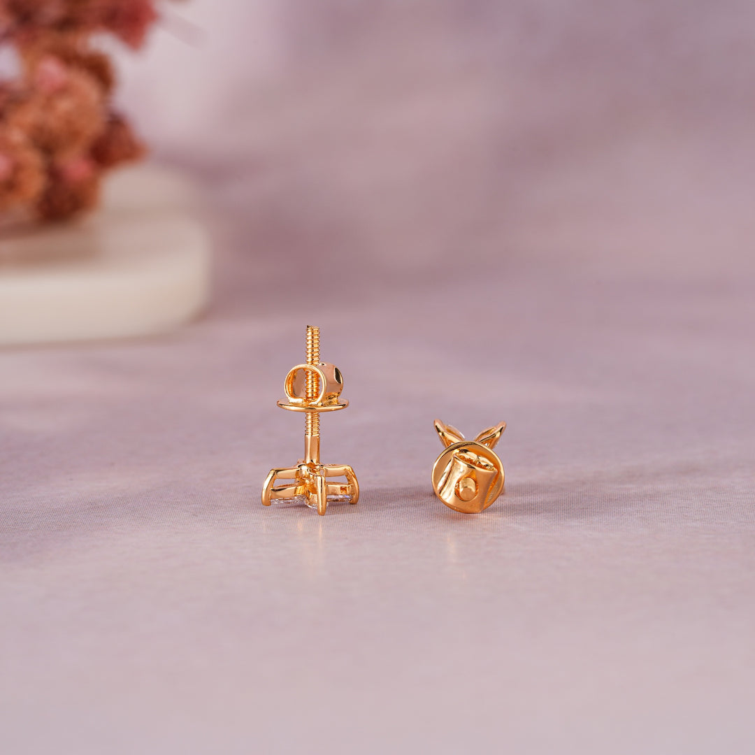 Marquise Clover Stud Earrings