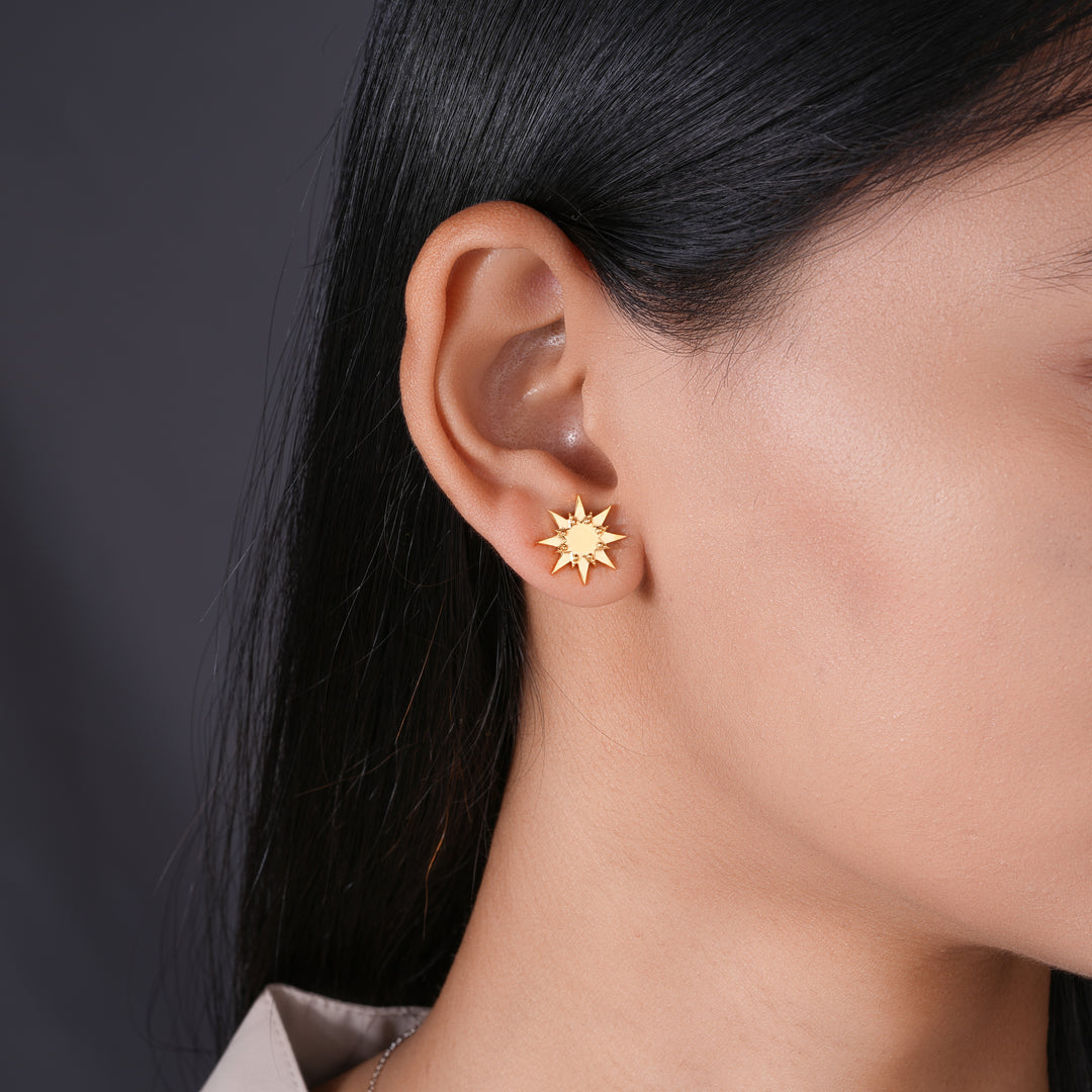 Starburst Stud Earrings