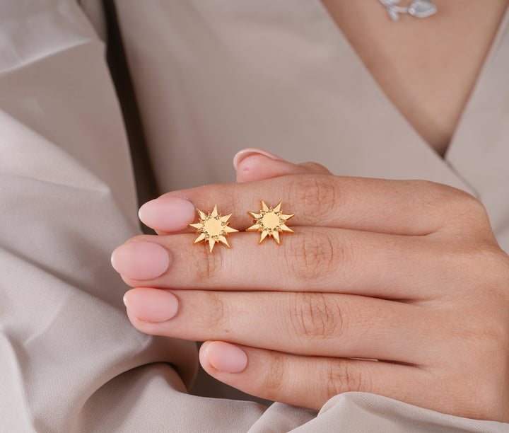 Starburst Stud Earrings