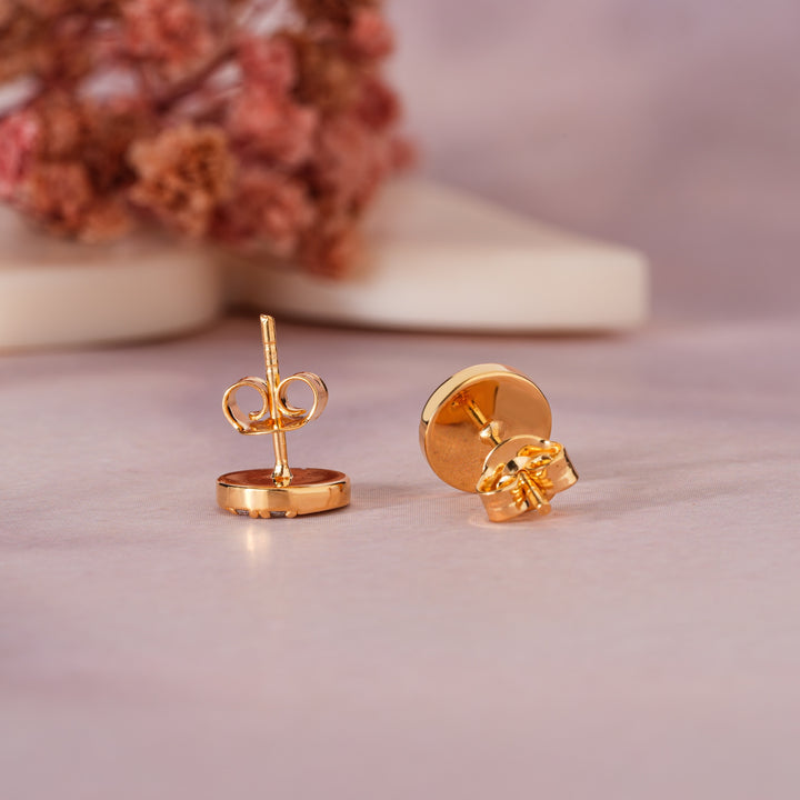 Wedge Disc Earrings